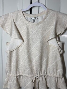 Cable & Gauge Studio Top - Cream/Oatmeal